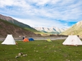nomads tent and camping tent in Animaqing xueshan