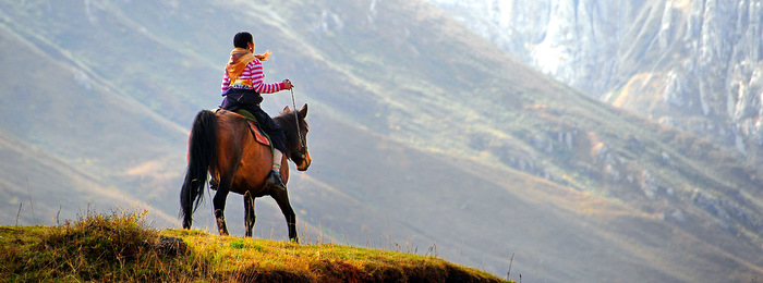 Tibetan Horsewoman