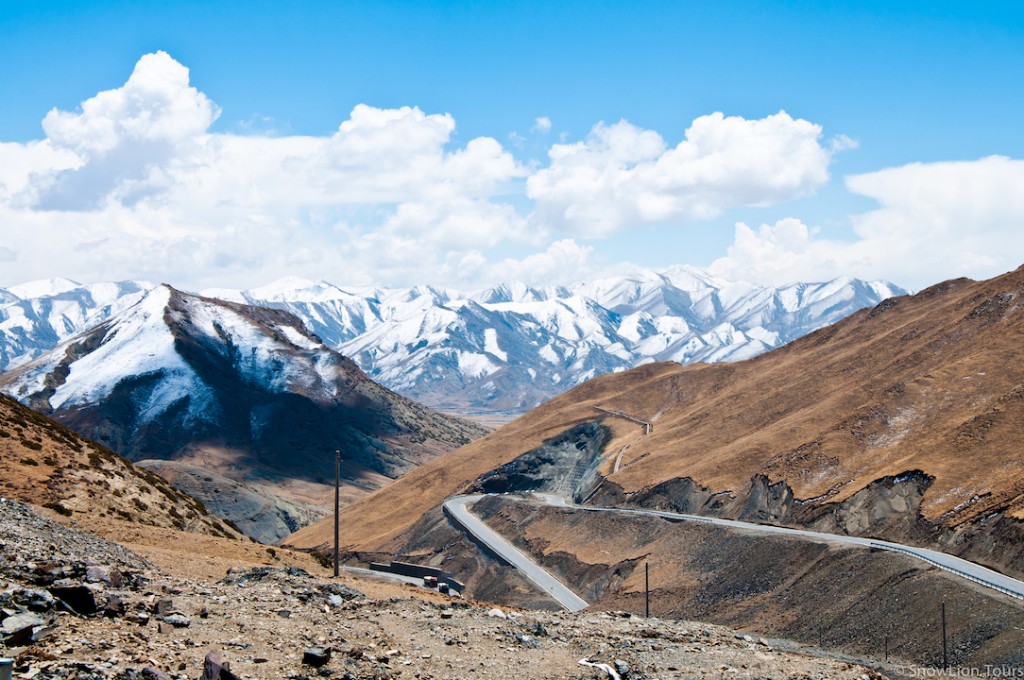 Himalayan range in Tibet