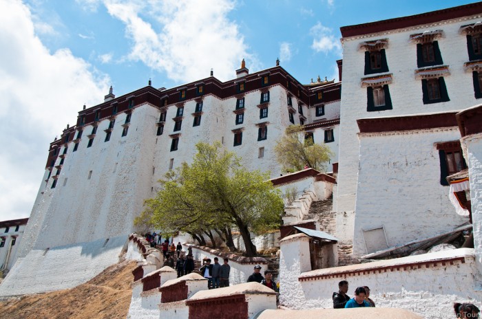 Side view of Potala Palace