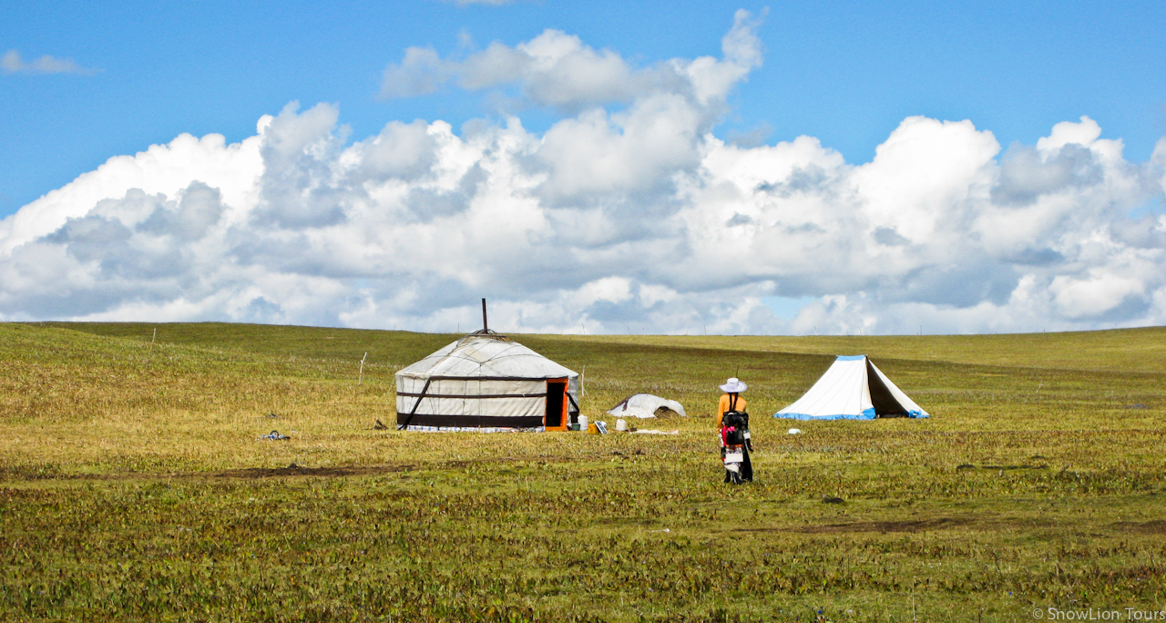 Tibetan Nomads and Tibetan Grassland