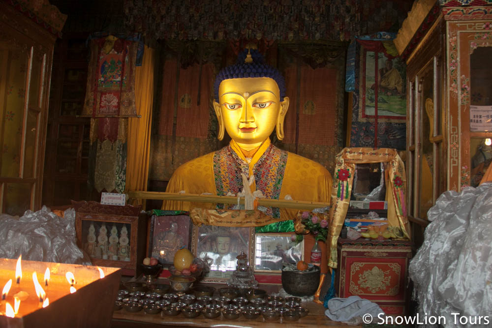 Buddha Statue in Drepung Monastery
