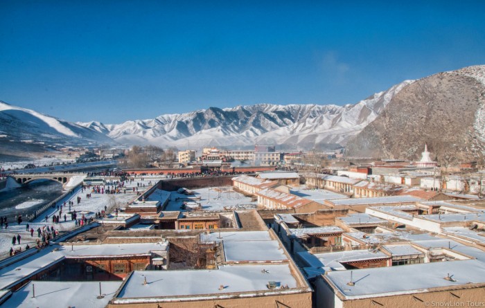 Labrang in the snow