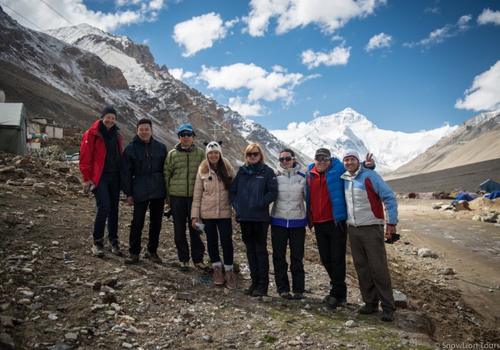 Mt.Everest and tour group