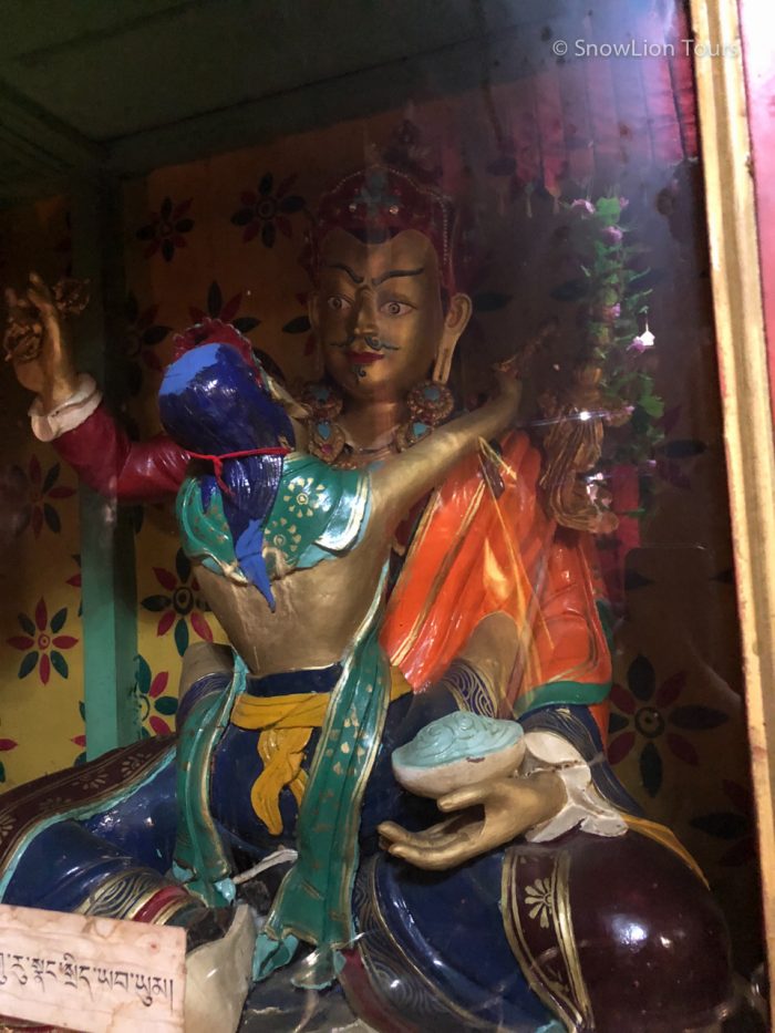 Padmasambhava Nangsi Yab Yum, Guru Rinpoche in Drak Yangdzong cave, Snowliontours tours to Tibet