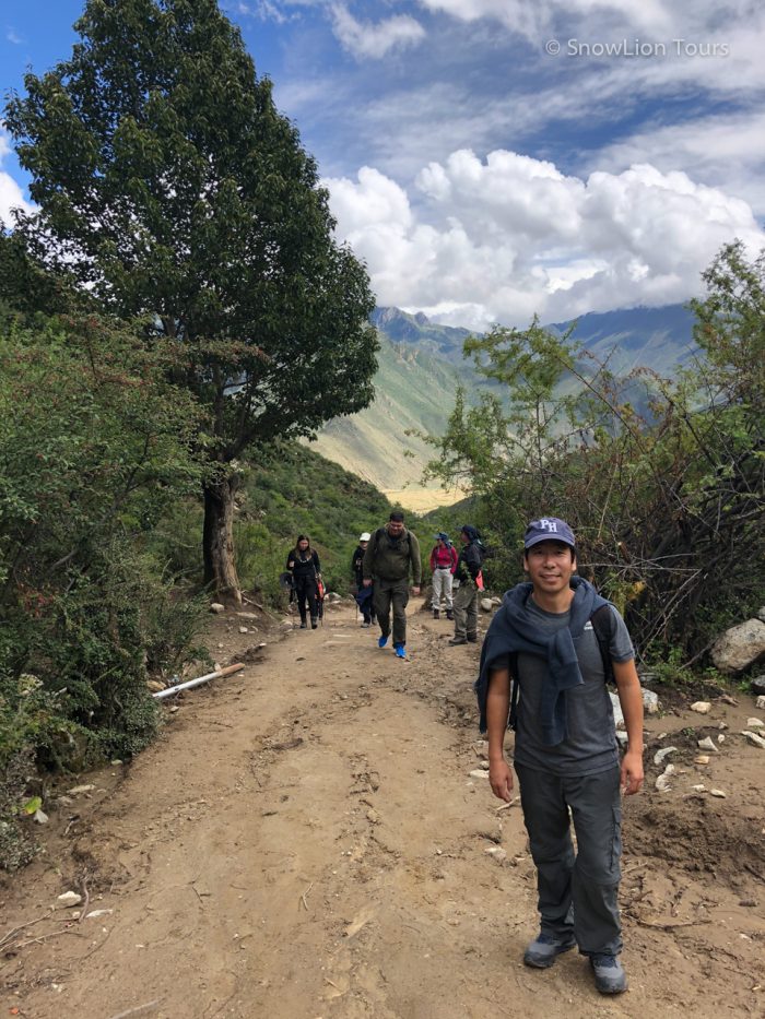 Wangden on the Drak Yangdzong Hike, Tours to Tibet with tibetan travel agent
