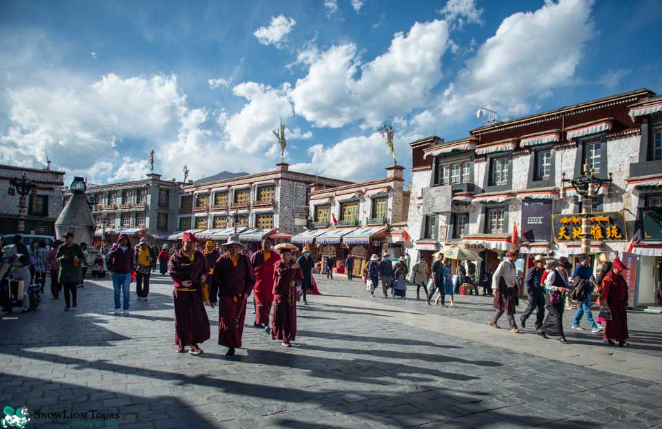 Barkhor Street in Tibet 